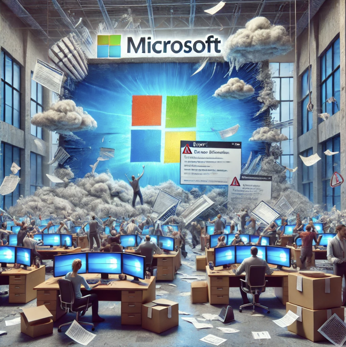 Microsoft Face à une Crise Mondiale Informatique